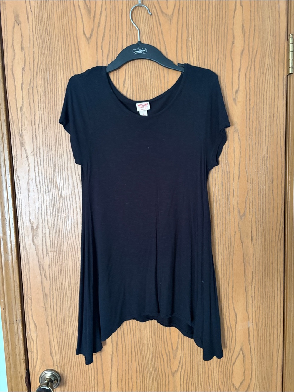 Mossimo Supply Co. Black Short Sleeve Swing Tunic